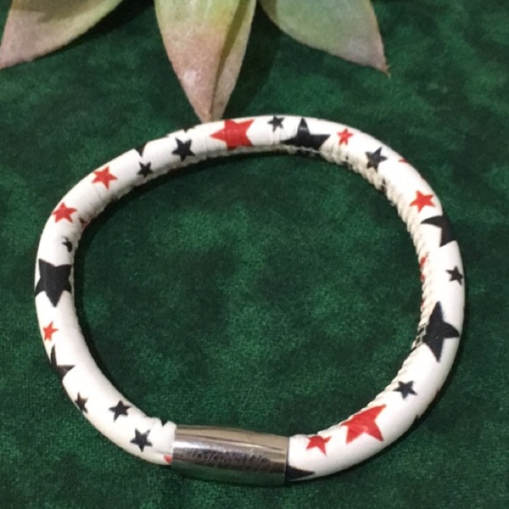 Brighton Stars Magnetic Leather Bracelet